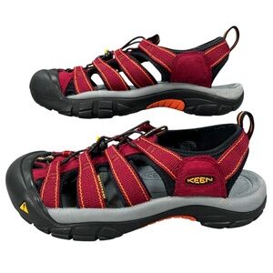 Keen Women's Red Newport H2 Sport Waterproof Hiking Sandal Shoes Size 8